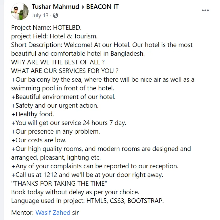 Project Submission Proof