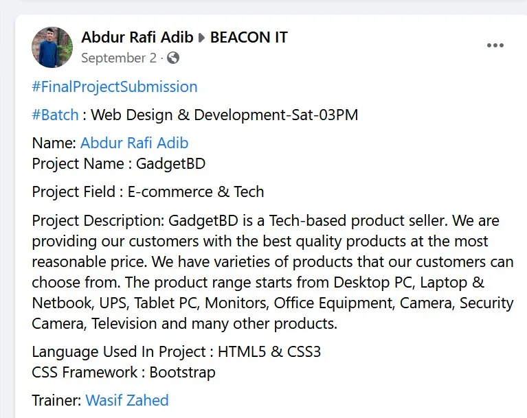 Project Submission Proof
